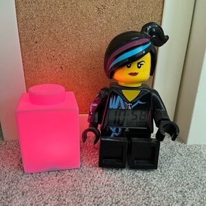 Lego alarm clock and night light